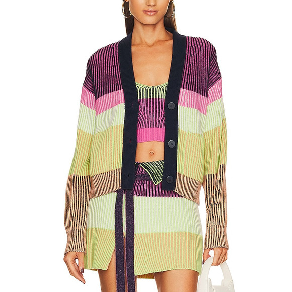 Simkhai Safford 'Cashmere' Pink Cardigan Size XS - Picture 1 of 5